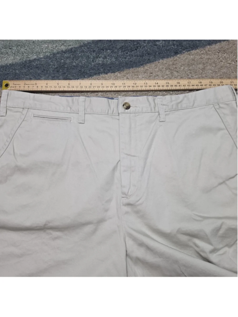 Polo Ralph Lauren Chino Shorts Mens 40 Beige Khaki Relaxed Fit Casual